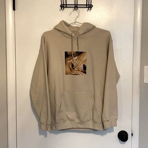 Ariana Grande thank u next album tan hoodie